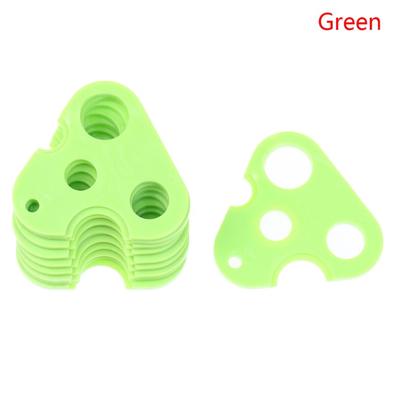 10 stuks etherische olie opener gereedschap plastic flesopeners kurkentrekker gereedschap voor hervulbare flessen: Groente