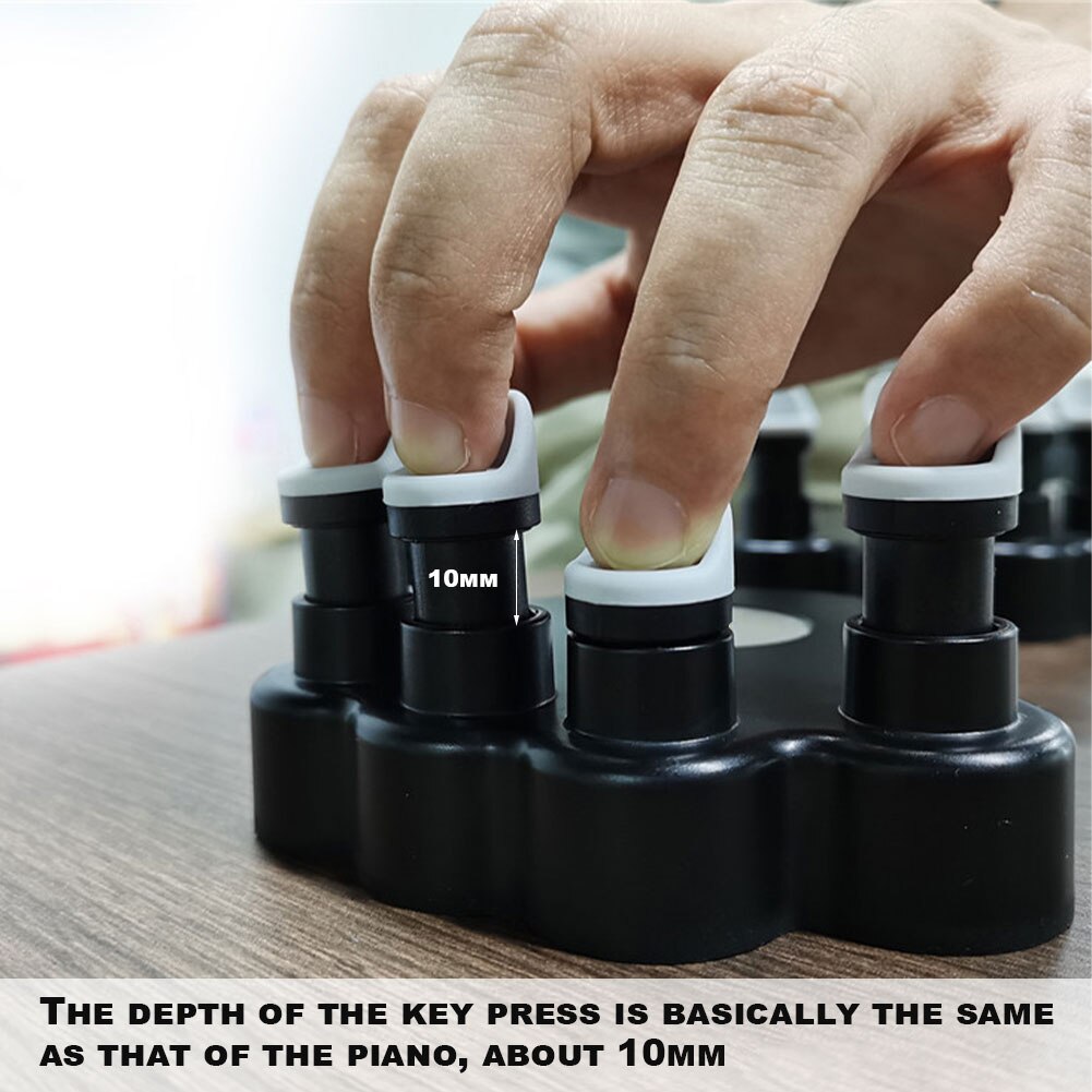 1 Pair Of Piano Finger Trainer Fingers Strength Training Tools Finger Correctors Soft Finger Pads Piano Keyboard