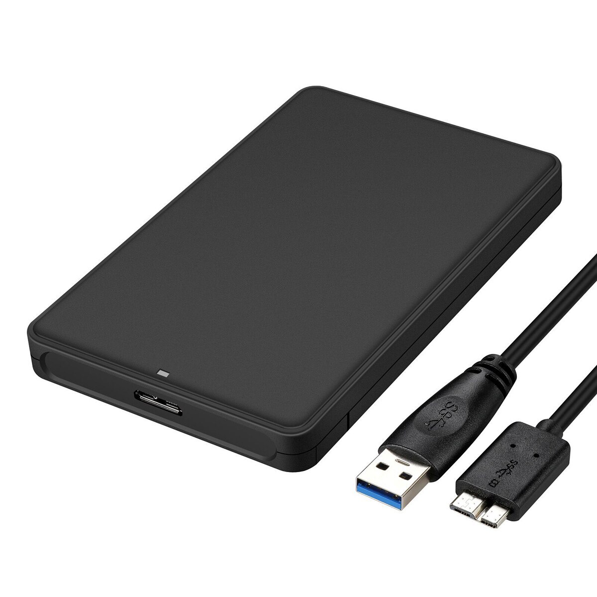 Usb 3.0 a 2.5 Polegada sata disco rígido externo hdd gabinete 2tb dupla indicação de luz led caixa de disco rígido móvel