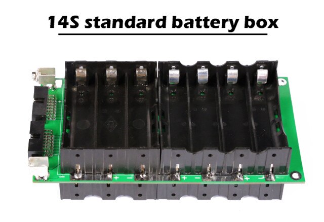 13s 14s power bank kasse 48v bms batteri holder lithium batteri kasse / boks balance kredsløb 20a 45a diy ebike elbil cykel: 14s standard kasse
