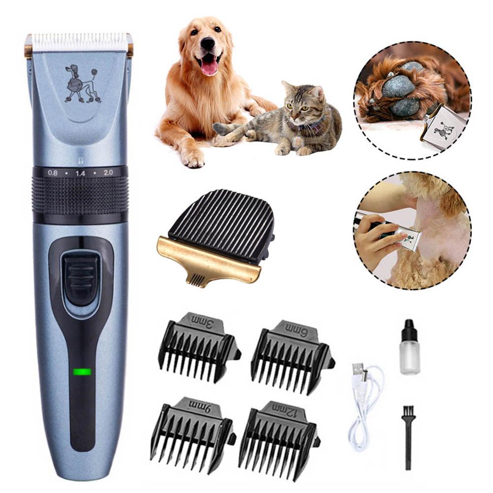 Huisdier Elektrische Tondeuse Oplaadbare Low-Noise Usb Kappers Set Hond Scheren Elektrische Kat Hond Haar Trimmer Grooming Cutter: K