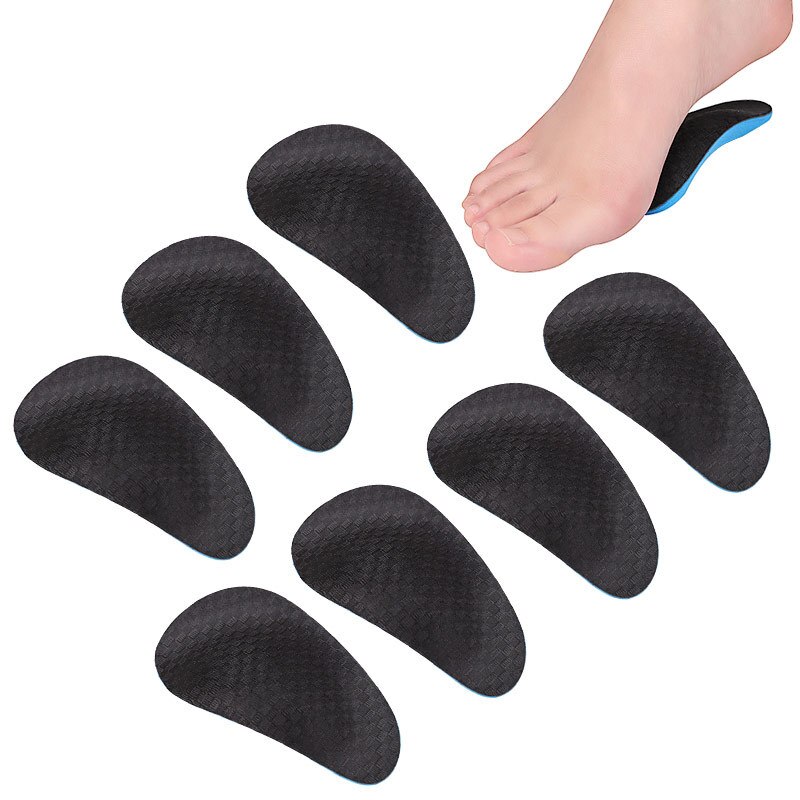 Almohadillas ortopédicas de EVA para pies planos Unisex, plantillas deportivas para el cuidado de los zapatos, accesorios para el arco, Varus Hallux Valgus, 1 par