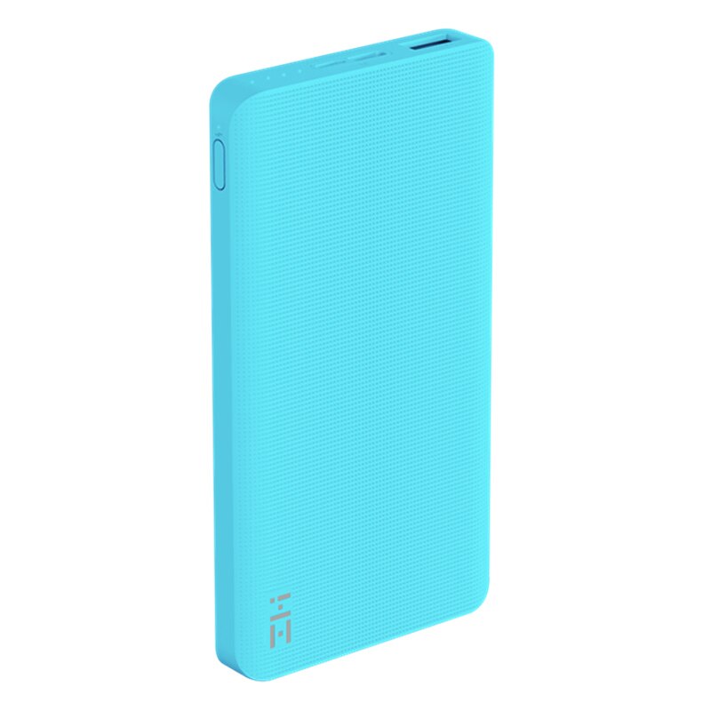 ZMI Power Bank 10000mAh Powerbank External Battery portable charging Quick Charge 2.0 Two-Way Fast Charge Pack for iPhone: Blue