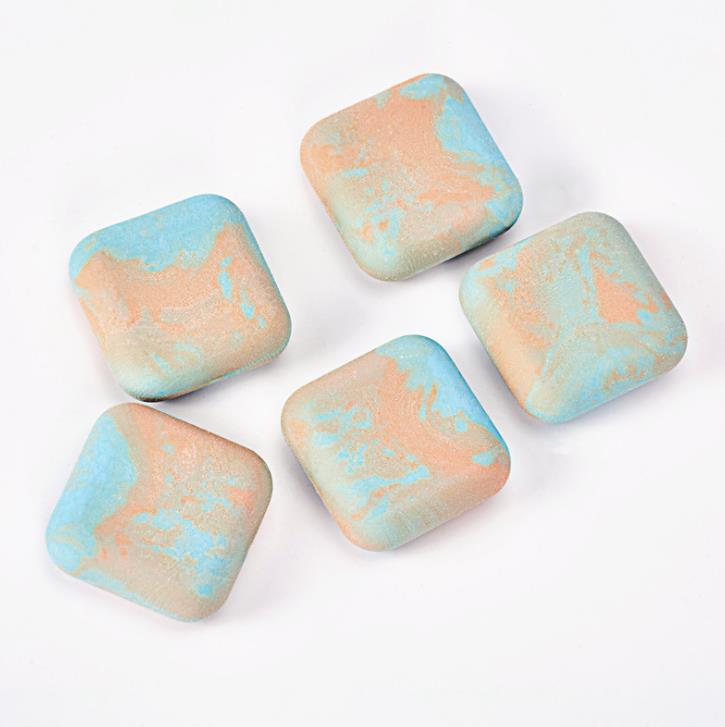 3 Pcs/pack Colorful Marble Stone Shape Eraser Soft Rubber Pencil Erasers Student Prize Stationery Supplies