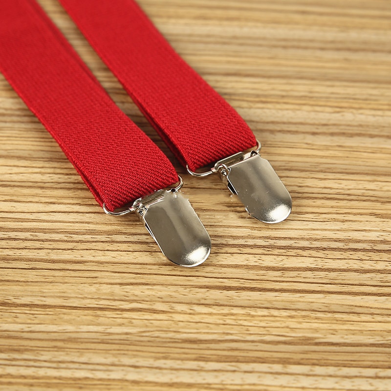 1PC Adult Suspender Adjustable Straps Metal Clip Elasticated Clip-on Men's Suspenders Shirts Pants Braces For Women Belt Straps