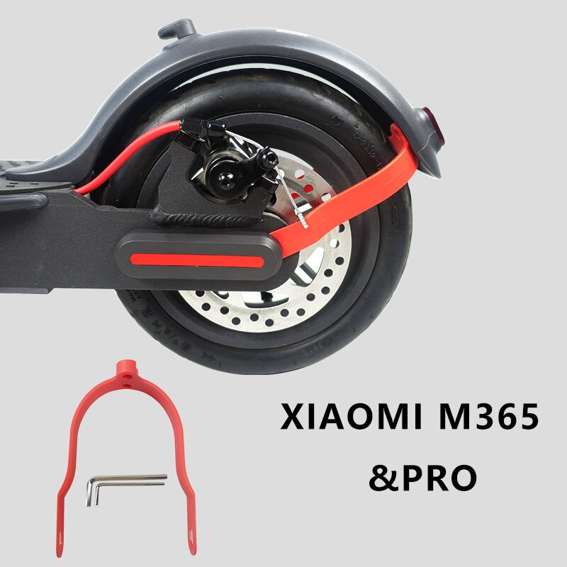 Til xiaomi scooter  m365/ pro tilbehør kombinationssæt krog skærmbeslag beskyttelsesstrimmel dæmpning