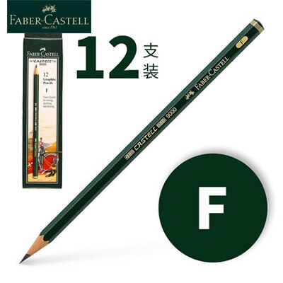 Faber-Castell 9000 Bleistifte 12/16 Stck einstellen Schule Bleistift Graphit Bleistift für Zeichnung Und Skizzieren Stift einstellen: 12Stck-F