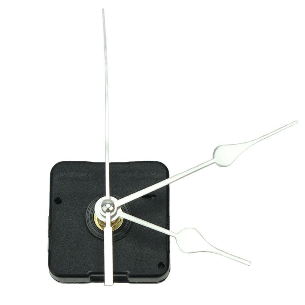 Simple DIY Quartz Clock Movement Mechanism Replace Parts Repairing Tool Kit with Silver Hands Silence