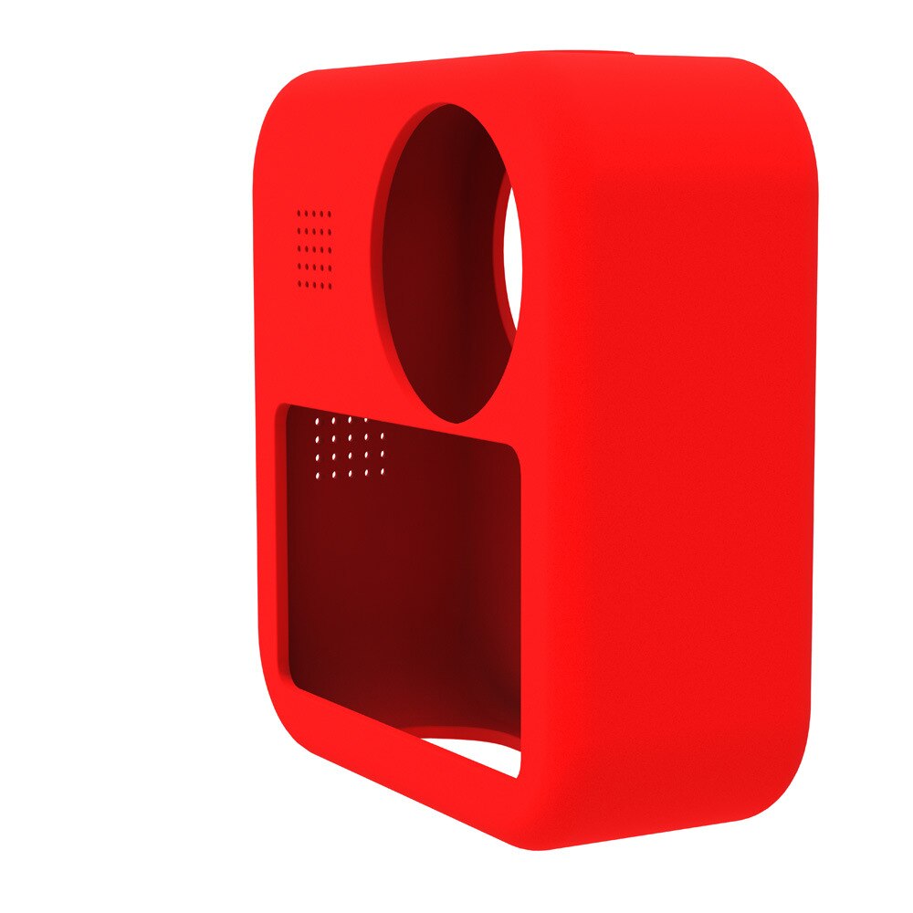For gopro max tilbehør beskyttende silikonetui myk gummi silikagel + objektivdekselbeskytterhus for go pro 360 kamera