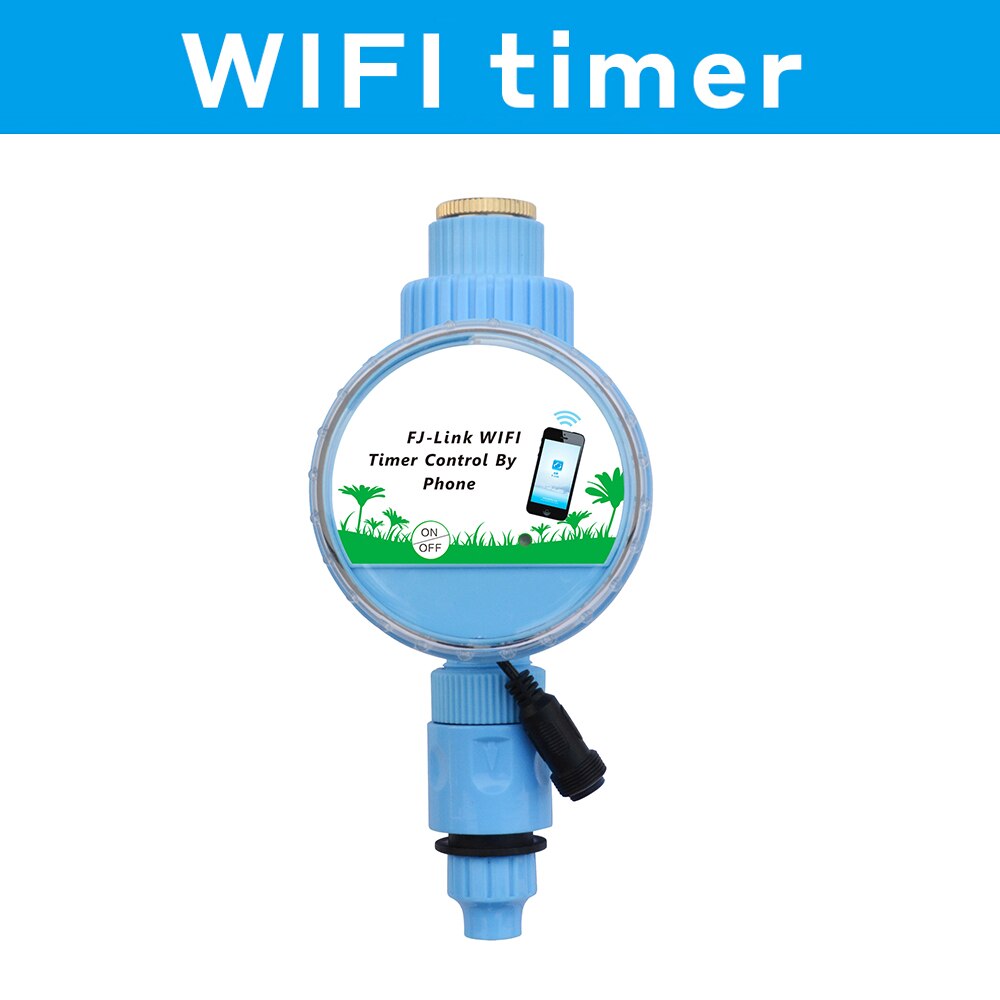 Garden Water Timer Irrigation System Wifi Sprinkler System Controller Electronic Irrigation Timer Smart App Remote Control: Wifi Timer