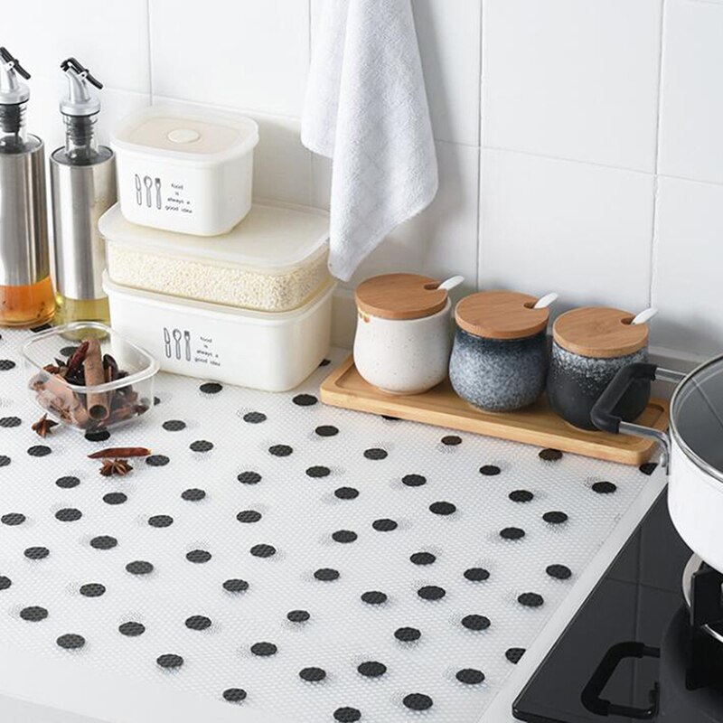 Kast oliebestendige lademat vochtwerende matten tafel kasten onderlegger papier antislip waterdichte keuken placemat 121.5*45cm