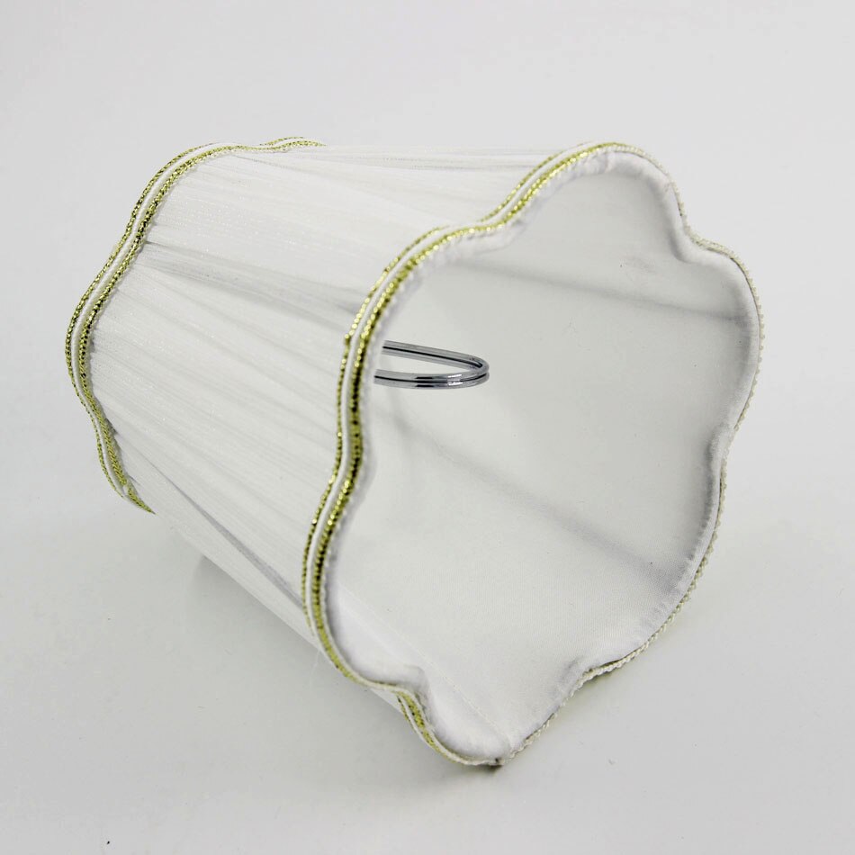 DIA 13.5cm/ 5.31 inch Warm Style Lamp Shades,White Color ,Clip On