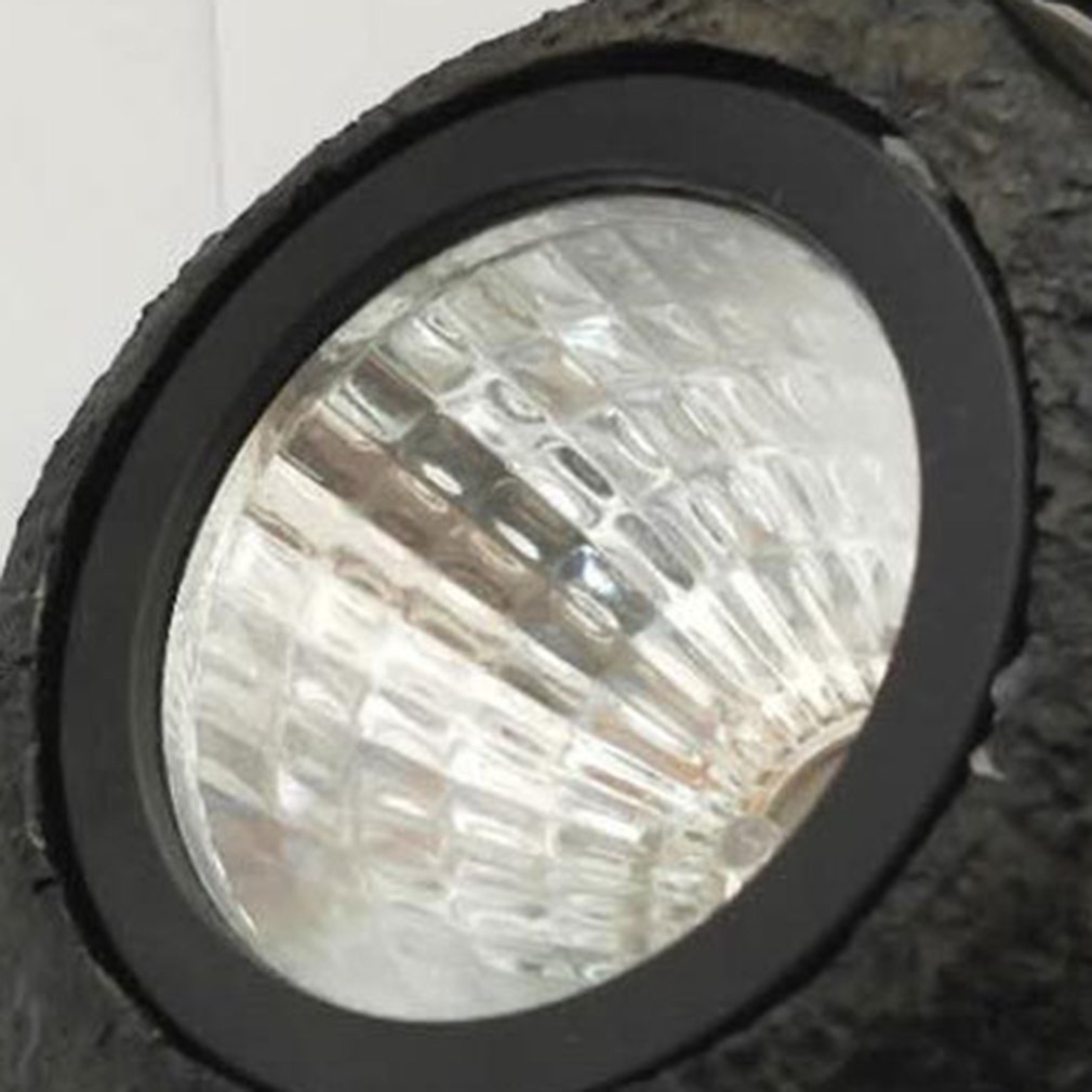 Rock Shape Stone Mocking LED Solar Garden Lighting Outdoor Powered Lamp Waterproof Led Landscape Path Lawn Decoration