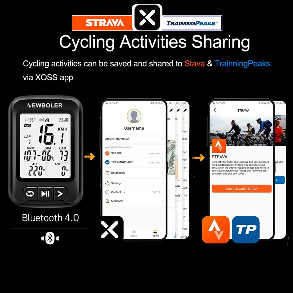 Bike Accessories GPS Bicycle Computer Cycling Speedometer ANT+ Ciclismo Cadence Sensor for Garmin Zwift XOSS G plus Magene C406