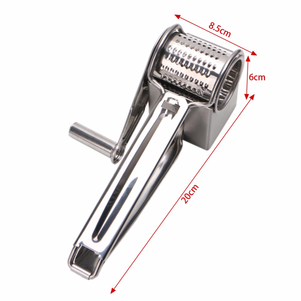 Stainless Steel Classic Rotary Cheese Grater Fondue Chocolate Baking Kitchen