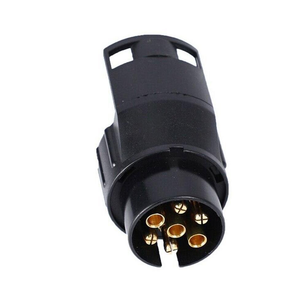 Durable 13 To 7 Pin Trailer Adapter Trailer Wiring Connector Socket Plug 12V Remolque Trailer Car Truck Caravan Accessories