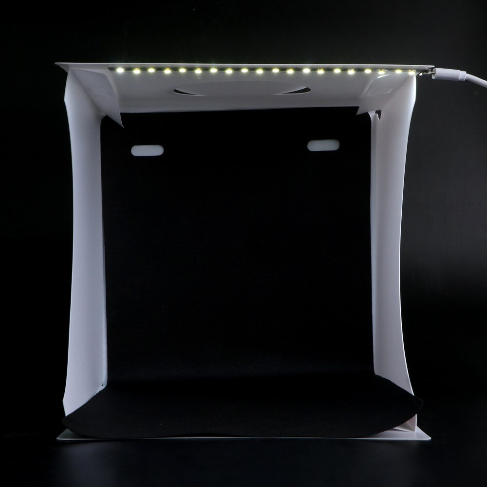 Portable Photography Studio Mini Folding Photo Light Box Photography Tent Kit with 6 Color Background (20 x 20cm): As Shown