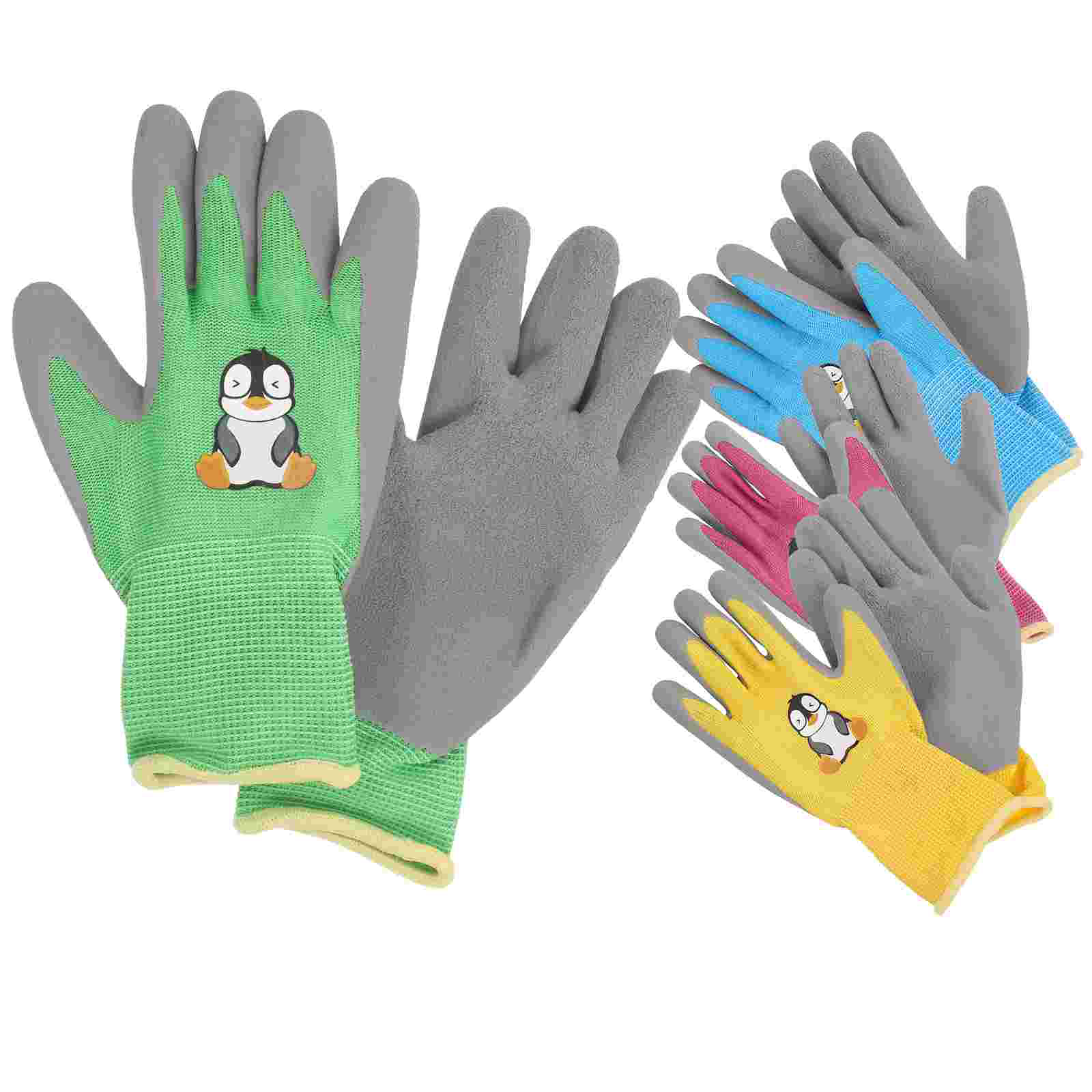 4 Paar das Fäustling Kinderhandschuhe, Gartenarbeit, pannensicher, schwerer Gärtner, Arbeitsschutz, Gartenarbeit: Ursprünglich Titel