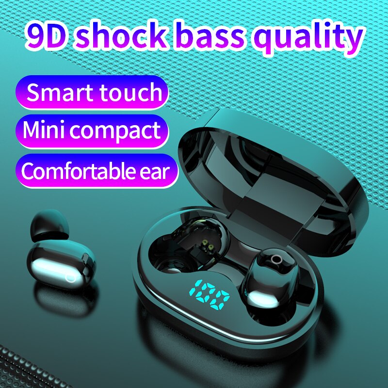 J15 TWS Drahtlose Kopfhörer Bluetooth 9D Stereo Sound Musik Kopfhörer Business Headset Sport Ohrhörer Für Xiaomi Huawei Iphone