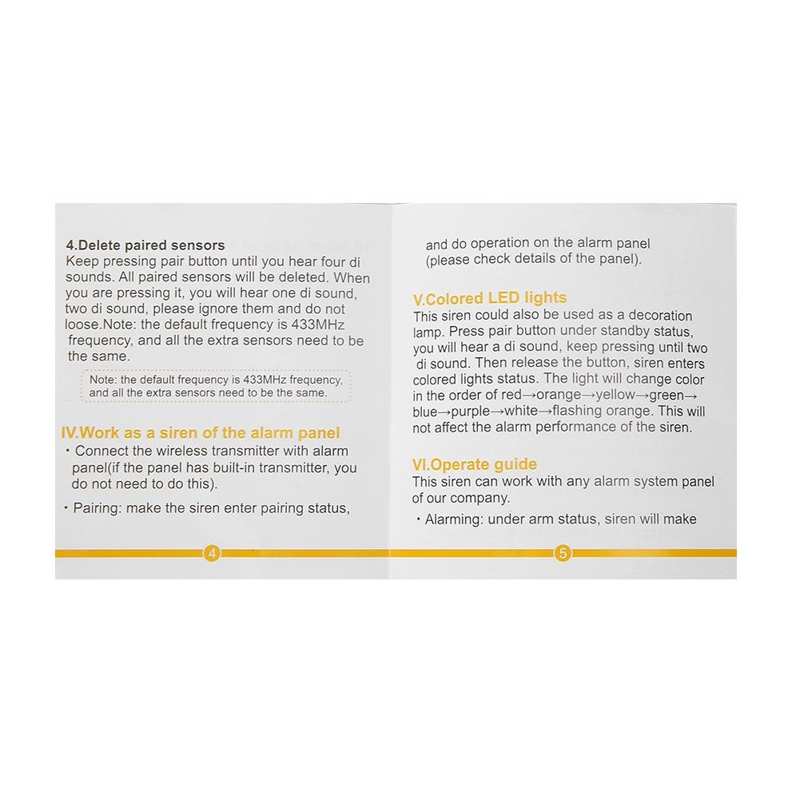 Security Door & Window Alarm Buzzer - Wireless Security Alarm System 1 Sound Light Siren 2 Door Magnetic Window Sensor