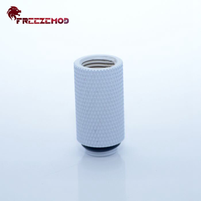 FREEZEMOD male to female thread extender G1/4'' (extended 30mm) computer pc water cooler fitting.HYCLZ-M30