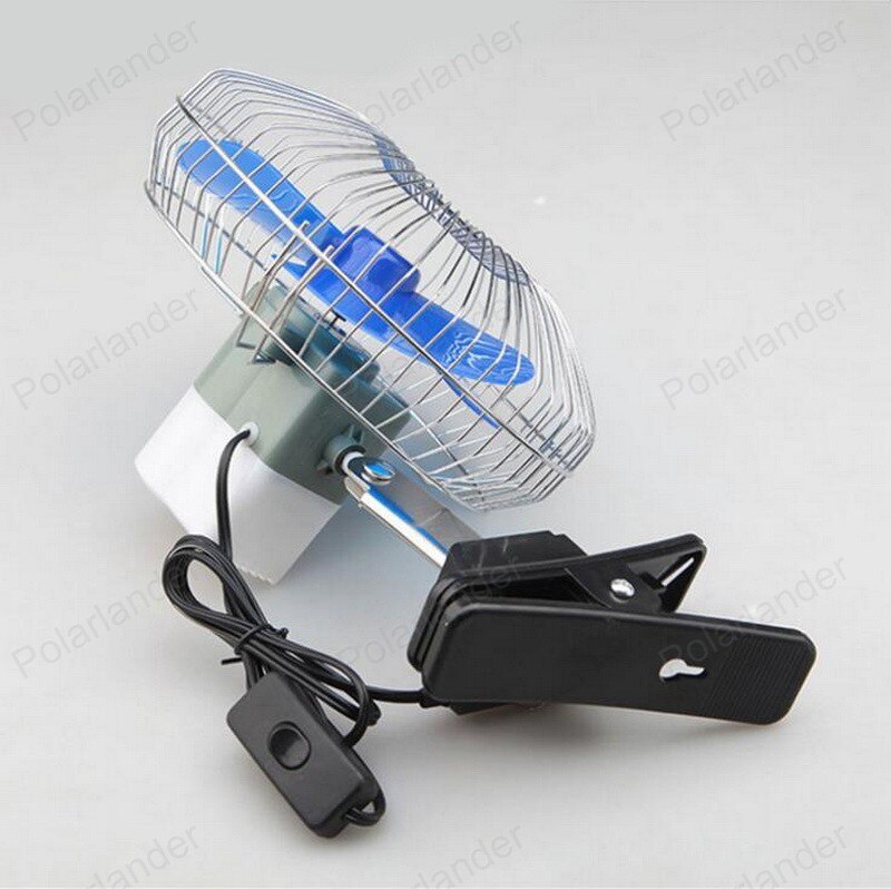 Mini Electric 8 inch 24 V 25W Car Fan Low Noise Summer auto Air Conditioner Portable Vehicle Cooling Fan
