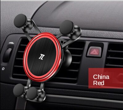 Telefoon autohouder autohouder mobiele accessoires voor in de auto auto telefoon houder mobiele telefoonhouders auto spullen auto ventilatierooster telefoonhouder: Rood