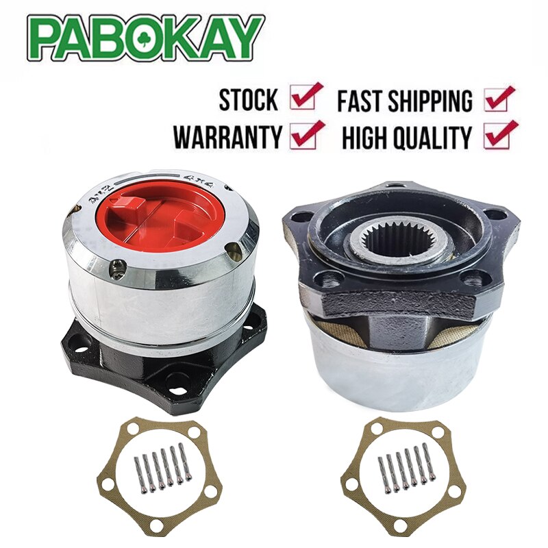 2 pieces x Wheel Locking Hub for Jeep Cj Scrambler 5 bolt 1981-1986 warn lock outs hubs AVM426HP B033HP