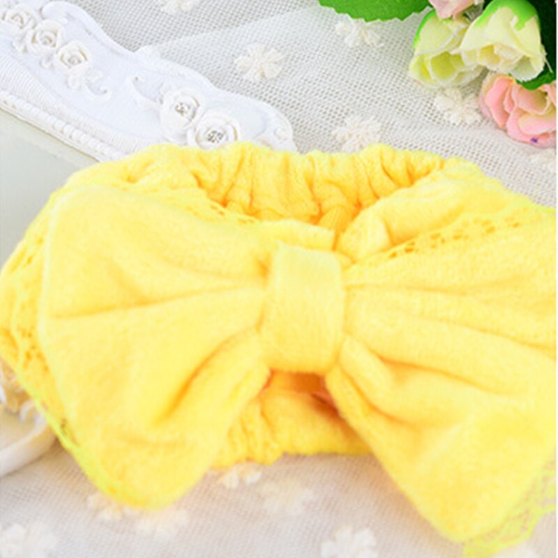 Bonnet de bain couleur bonbon pour chien, écharpe chaude pour animaux de compagnie, nœuds, accessoires de toilettage, bandeau pour cheveux,