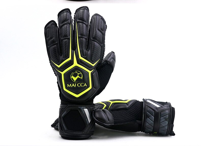 Professionele Voetbal Doelman Handschoenen Verdikte Latex Maat 8 9 10 Vinger Protecte Kids Volwassenen Voetbal Futebol Goalie Handschoenen