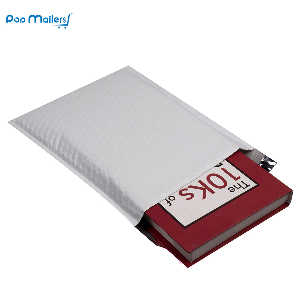 Forskellige størrelser pakning poly boble kuvert hvid, poly boble taske, premium poly boble mailer 10 stk.