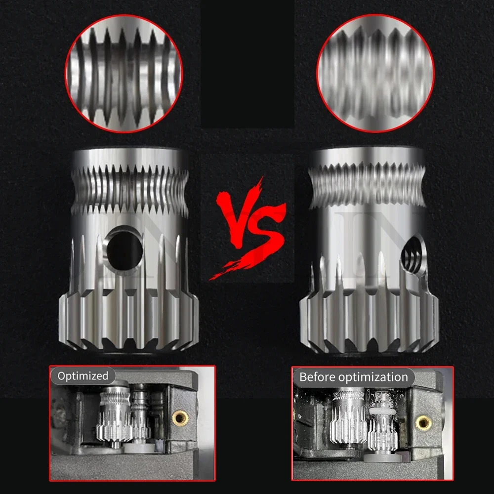 Drivegear Kit Dual Drive Gear DDB Extruder Kit Cloned Btech Upgrade for Prusa i3 3d Printer Gear Bowden 3d Printer Kit