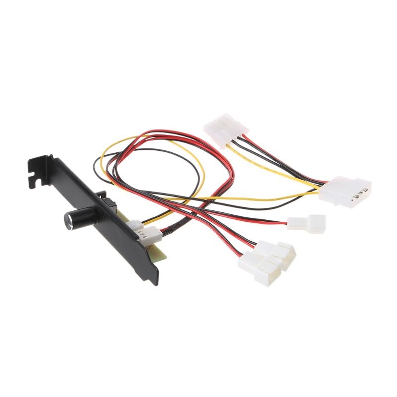3 Channel Computer PC Cooling Fan Controller Cooler Speed Regulator For PCI Temperature Control Regulation CPU Housing VGA HDD