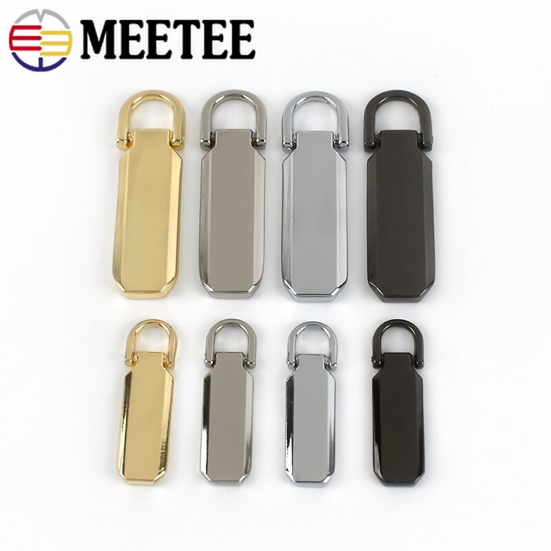 10pz estrattori per cerniere in metallo staccabili per 3 #5 # cerniere cursori linguette per cerniera lampo cerniera lampo kit di riparazione cerniere accessori hardware per cucire fai da te