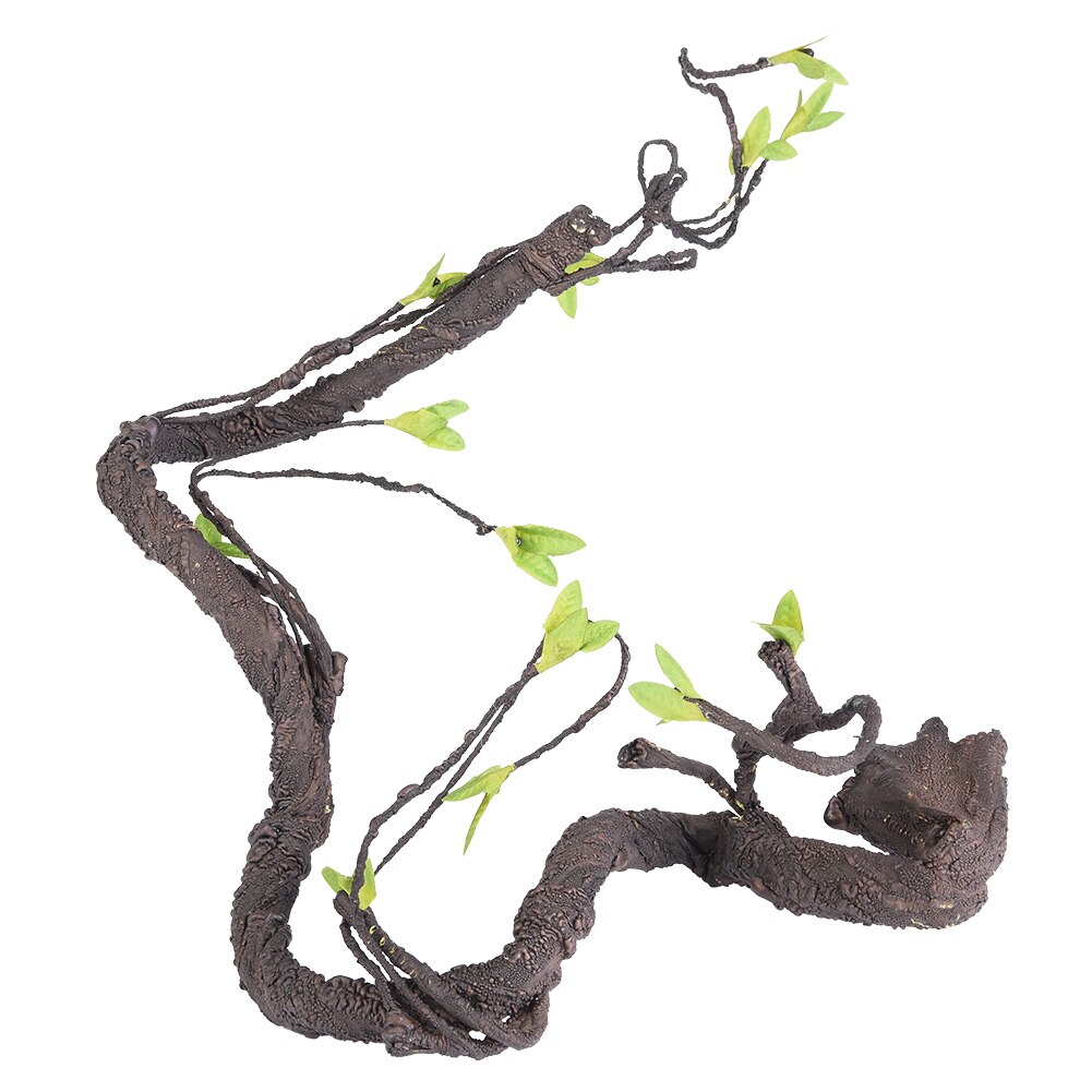 Kunstmatige Slangen Gecko Terrarium Reptiel Wijnstok Dierbenodigdheden Klimmen Kleine Dieren Tak Buigbare Chameleon Kooi Habitat Spider