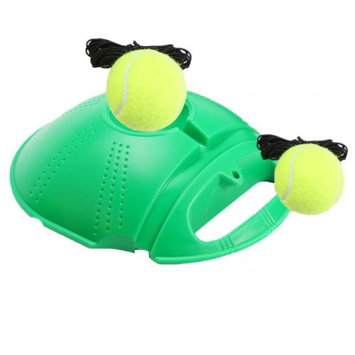 Tennis Training Devices Exercise Tennis Ball Sport Self-Study Tennis Balls Single Tennis Rebound Trainer Practice Tool: Green