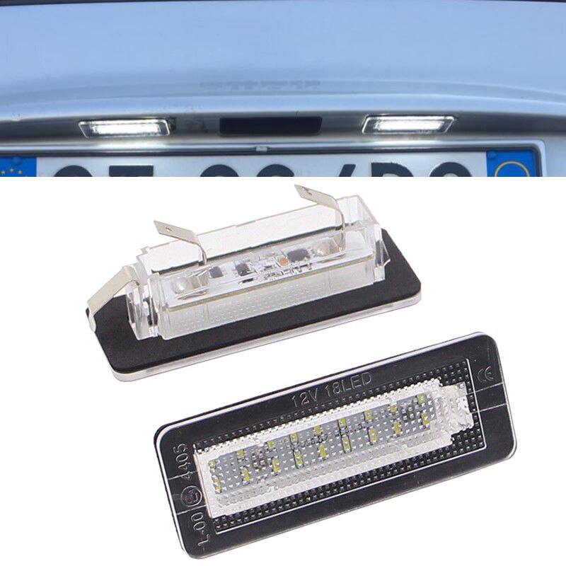 18SMD Kentekenplaat Verlichting Voor Smart Fortwo Coupe Led 450 451 Praktische