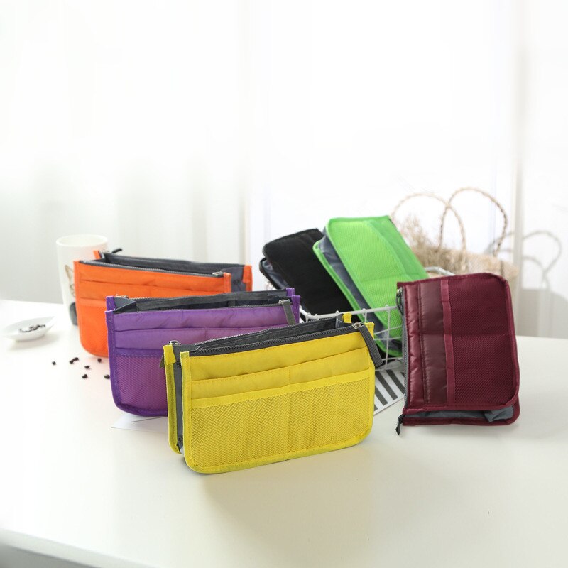 Bolsas de viaje multifuncionales de lona, bolsas de almacenamiento para cosméticos, bolsas de organizador informal para hombre y mujer