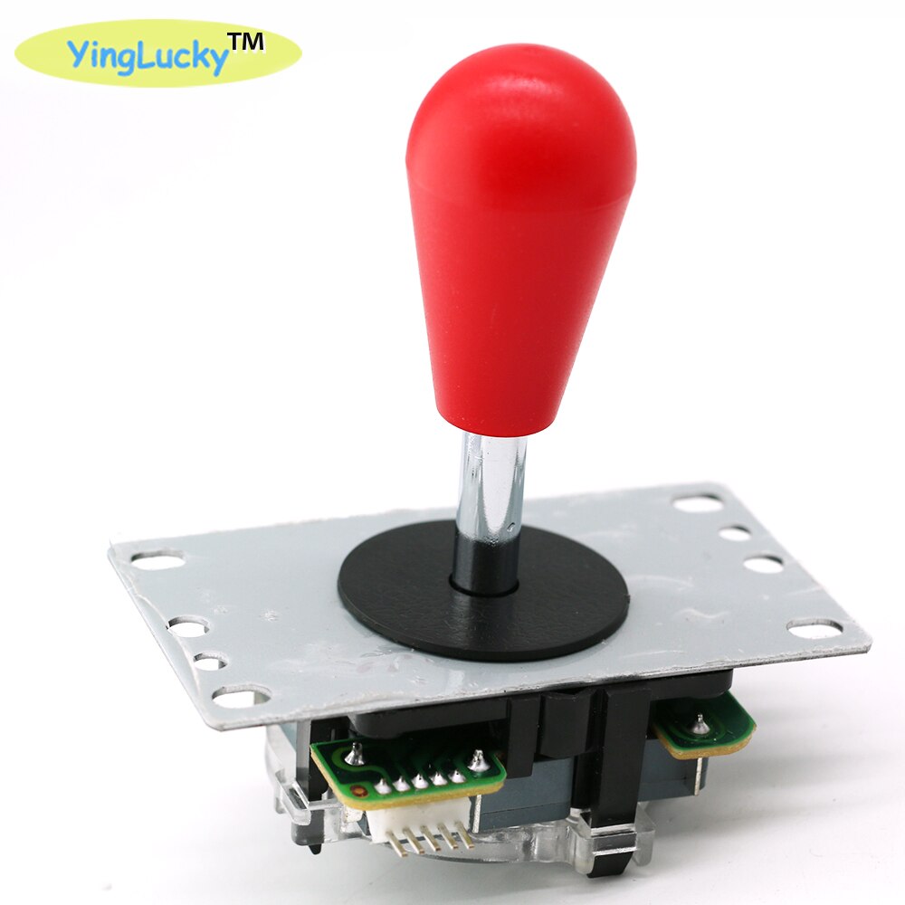 American style handle Copy SANWA SEIMITSU Joystick Arcade 5Pin Joystick With American Style Oval Ball Arcade Joystick DIY Parts