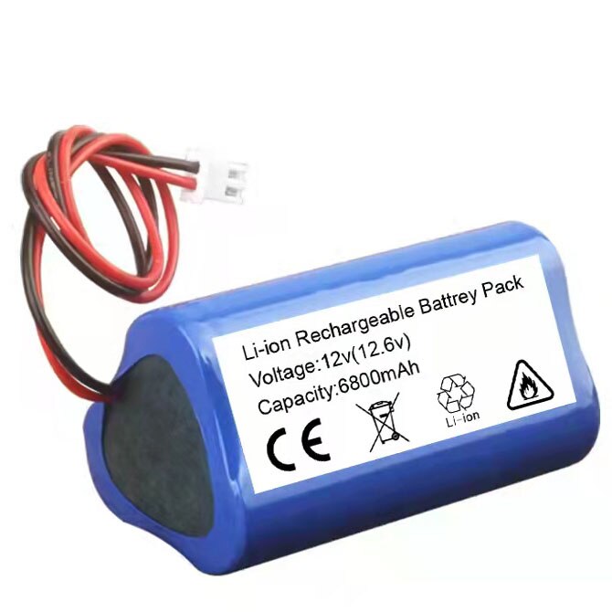 12V 6800mAh 18650 Lithium ion Rechargeable Battery pack 3S1P Speaker flashlight CCTV Camera GPS search light equipment