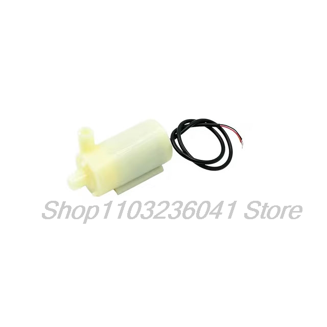 Dc 3v kleine horizontale waterpompen, stille dompelpompen,  dc3w verticale mini-fonteinen , 4.5v 5v 6v , inclusief usb-aansluiting.: Bruin