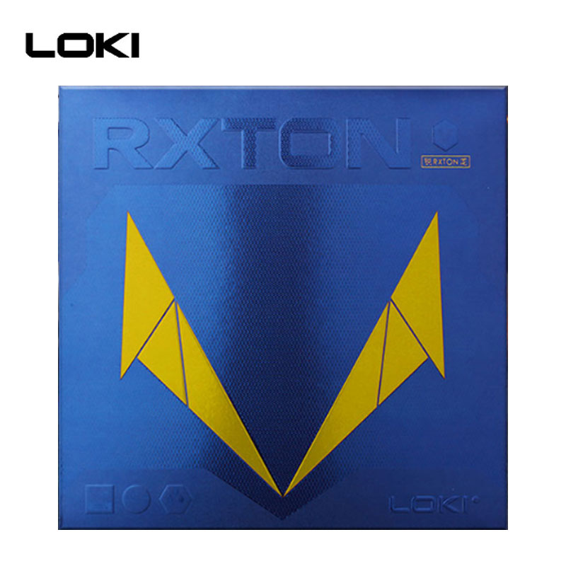 Loki rxton v ping pong gummi bordtennis ketcher gummi tabletennis pingpong sticky 2.2mm attack loop power