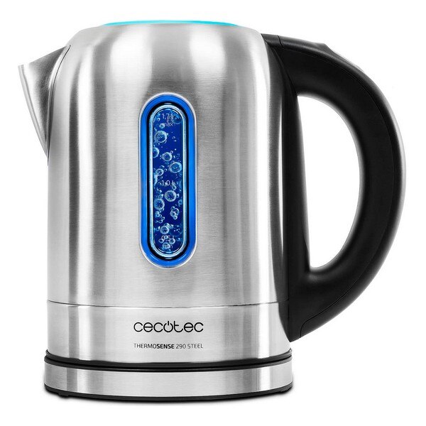 Cecotec-hervidor de agua ThermoSense 290, acero inoxidable, 2200W, 1,7L