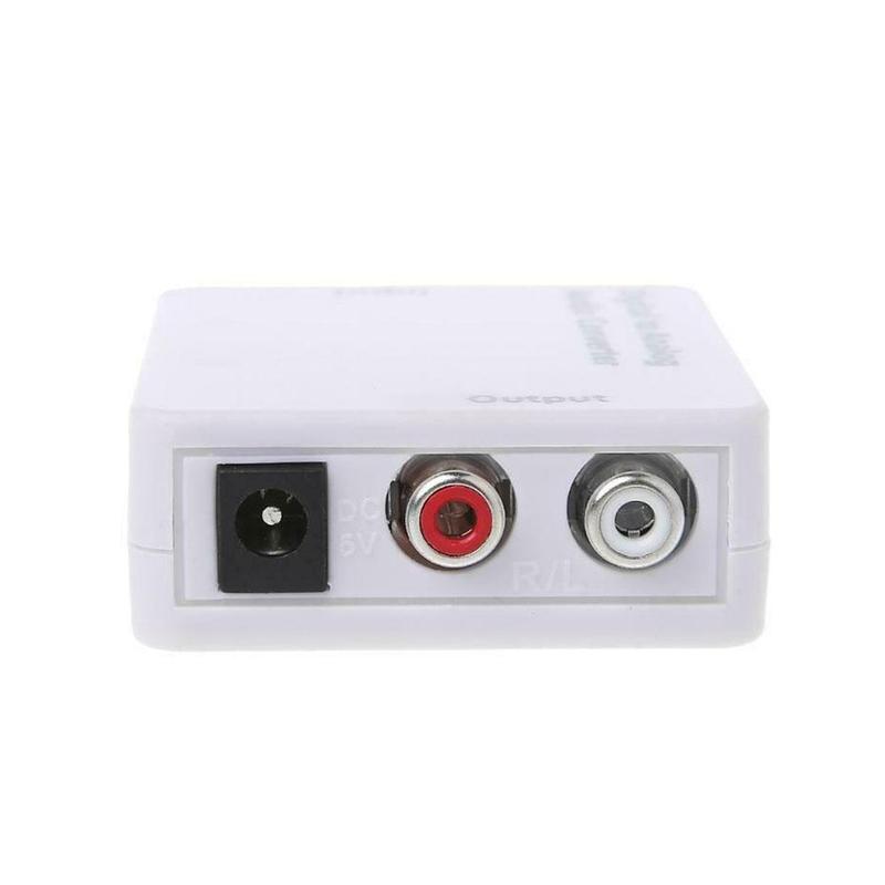 Analoog Naar Digitaal Audio Converter Versterker Decoder Adapter Spdif Toslink Audio Sound Rca Voor Tv Optische Coaxiale Adapter M7J8