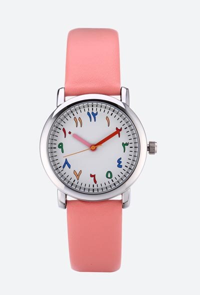 Kinderen Creatieve Horloge Jongen Meisje Kinderen Afdrukken Araba nummer Luxe Mode Sport Casual Horloge Christmas: pink straps