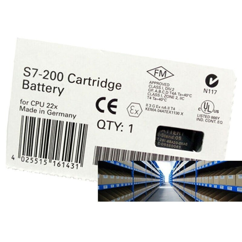 S7-200 Batterij 6ES7291-8BA20-0XA0 Cartridge Plc 22X Cartridge Batterij Voor Siemens Cpu 22X Siemens Plc S7-200 6ES7291-8BA20-0XA0