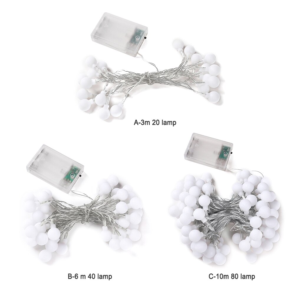 Tiras de luz LED redondas con cielo estrellado, bombillas redondas románticas para acampar, tienda de campaña, atmósfera, cadena de luz colgante para vacaciones, hogar y jardín al aire libre