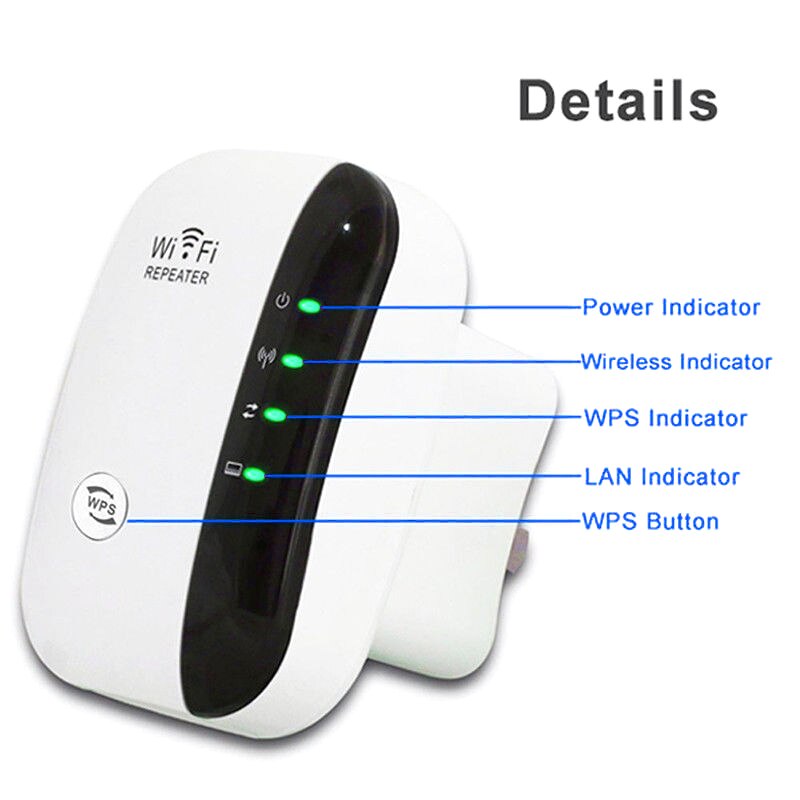 WiFi Range Extender Super Booster 300Mbps Superboost Boost Speed Wireless WiFi Repeater QJY99