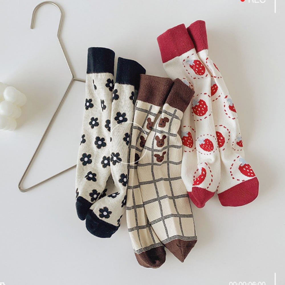 Calza per bambini autunno cartoon orso baby Legwarm cotton tube boy girl calza scaldamuscoli per bambini