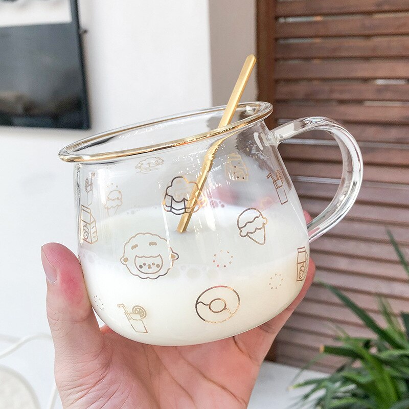 400ml creatieve melkglazen schattige waterbekers: 03